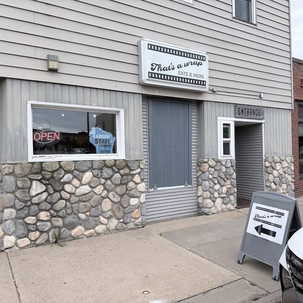 That's a Wrap Eats & More storefront and entrance at 19 West Central Street